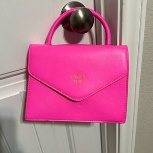 Vibrant, hot pink purse